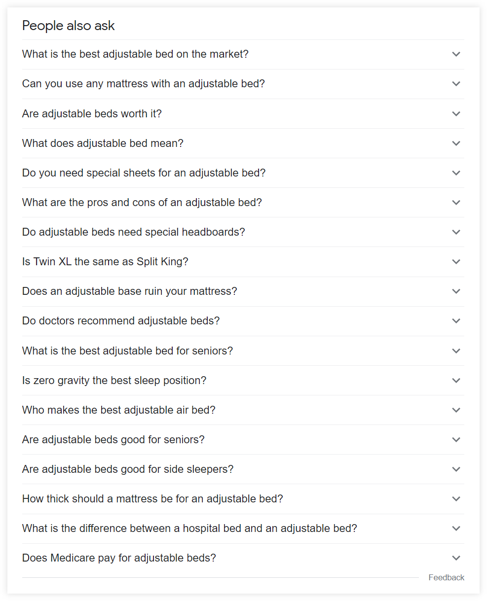 people also ask long