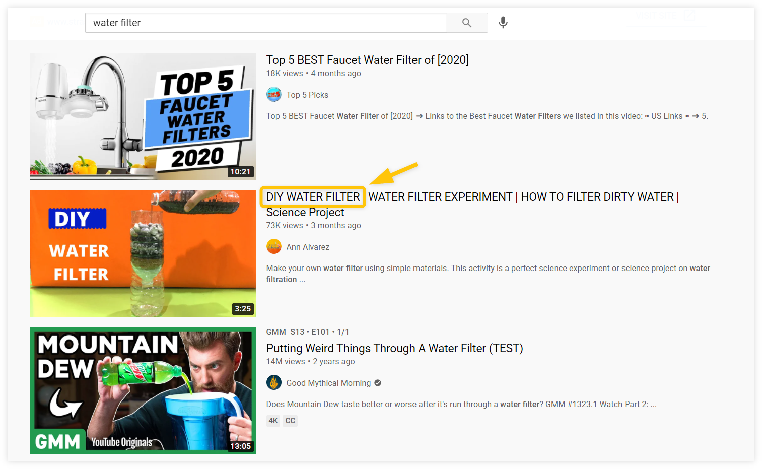 youtube topic idea