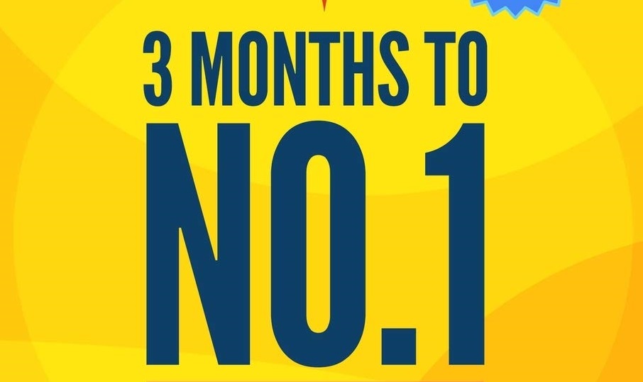 3 months to no 1