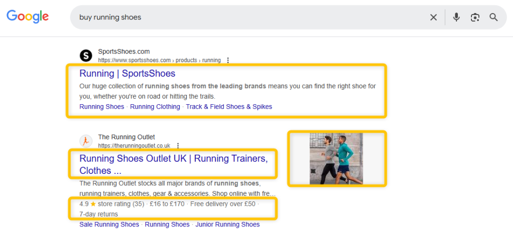checking top-ranking pages during search intent analysis - step 1